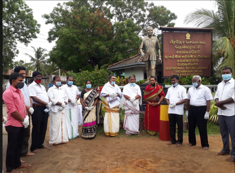 රාජපක්ෂ පාලන සමයේදි ඝාතනය කරනු ලැබු රවිරාජ් උතුරේදි සැමරේ …